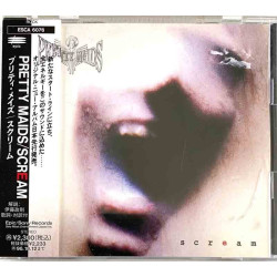 Pretty Maids CD-levy Scream, made in Japan  kansi EX levy EX Käytetty CD