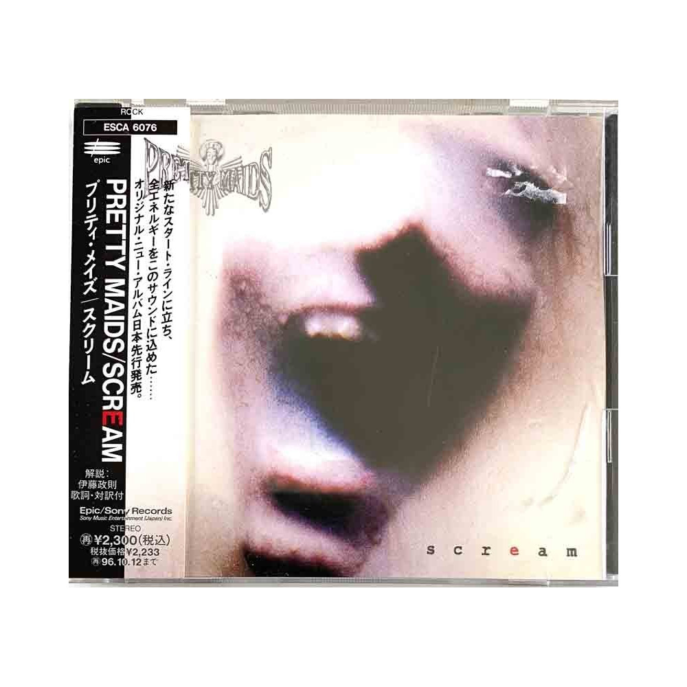 Pretty Maids CD-levy Scream, made in Japan  kansi EX levy EX Käytetty CD