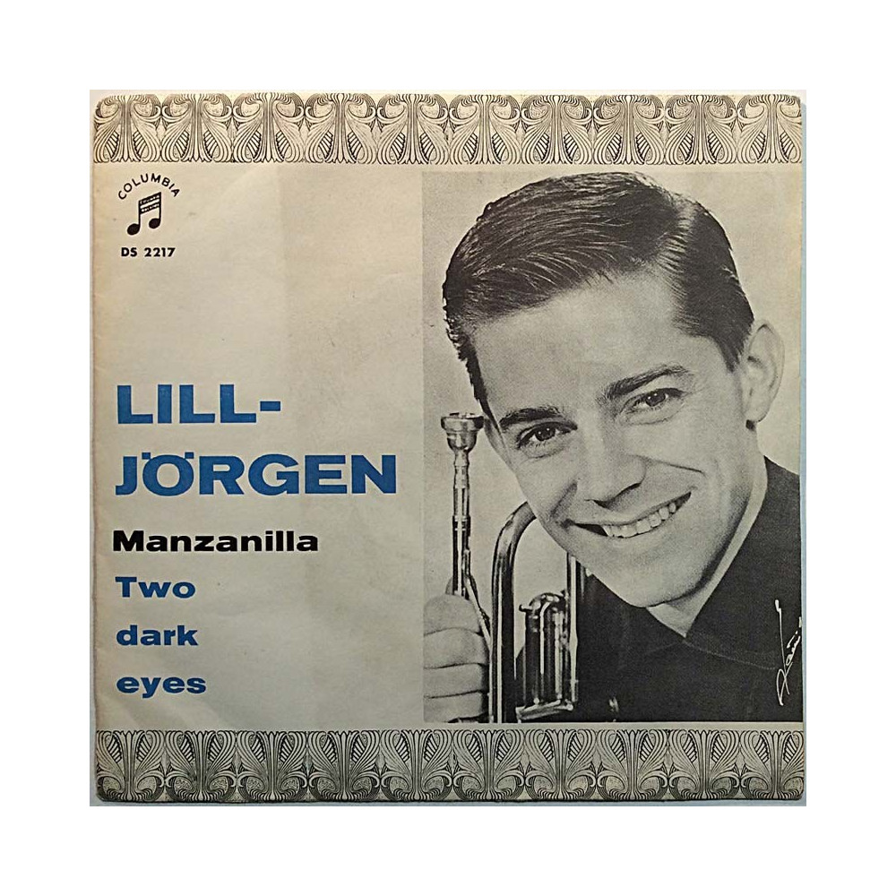 Lill-Jörgen Petersen 1962 DS 2217 Manzanilla / Ywo dark eyes begagnad singelskiva