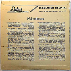 Tuula Siponius, Vieno Kekkonen ym.: Iskelmätyttöjä EP  kansi EX levy EX käytetty vinyylisingle