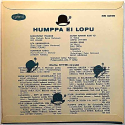 Pärre Förars, Johnny Forsell ym.: Humppa ei lopu EP  kansi EX levy EX käytetty vinyylisingle