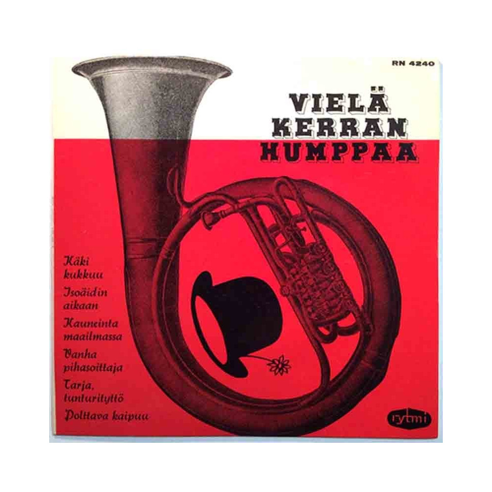 Ilkka Rinne, Eino Grön ym.: Vielä kerran humppaa EP  kansi EX levy EX käytetty vinyylisingle