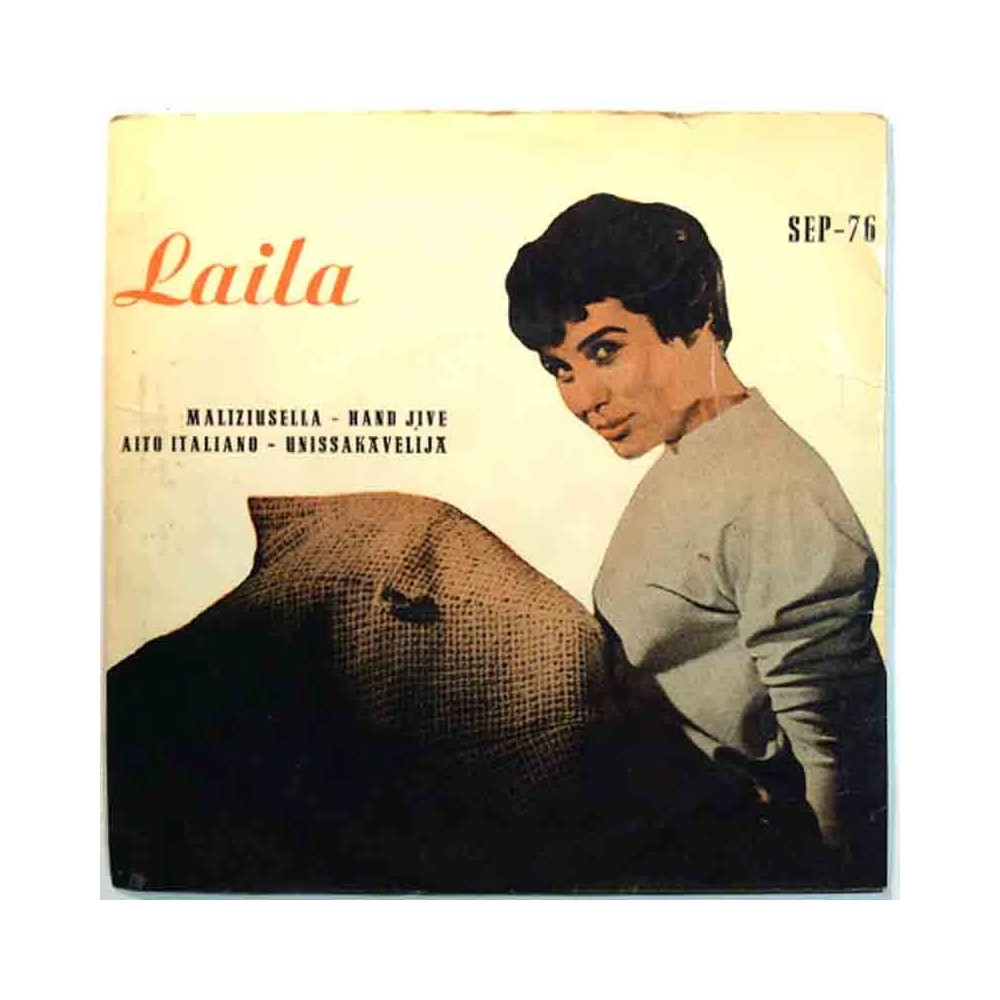 Kinnunen Laila: Laila -58 EP  kansi VG+ levy VG käytetty vinyylisingle