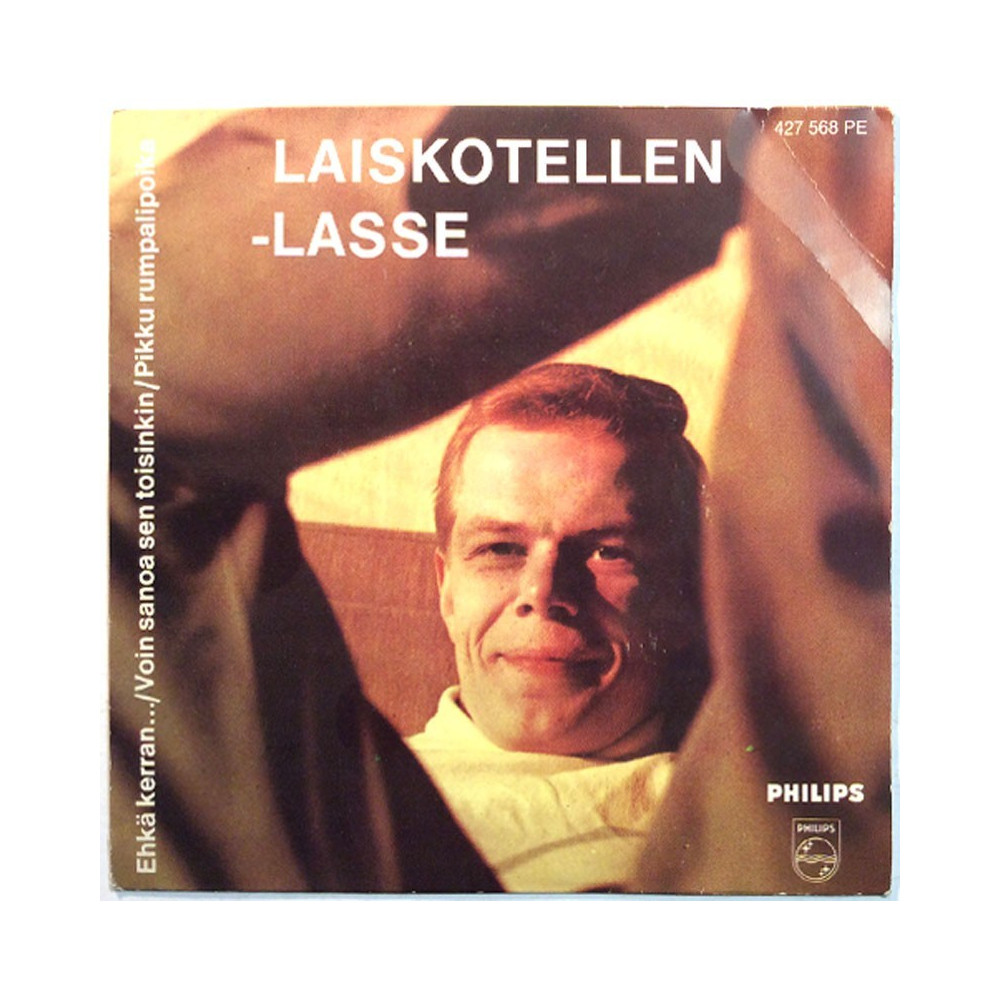 Mårtenson Lasse: Laiskotellen Lasse EP  kansi VG+ levy EX- käytetty vinyylisingle