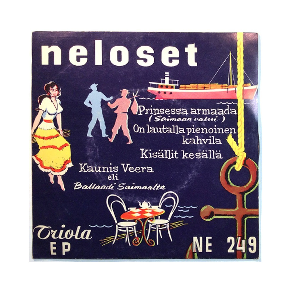 Neloset: Triola EP -62  kansi EX- levy EX käytetty vinyylisingle