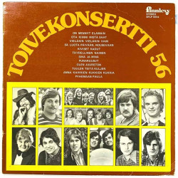Johnny, Karma, Pepe Willberg ym. LP Toivekonsertti 56  kansi VG levy VG+ LP