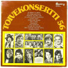 Johnny, Karma, Pepe Willberg ym. LP Toivekonsertti 56  kansi VG levy VG+ LP