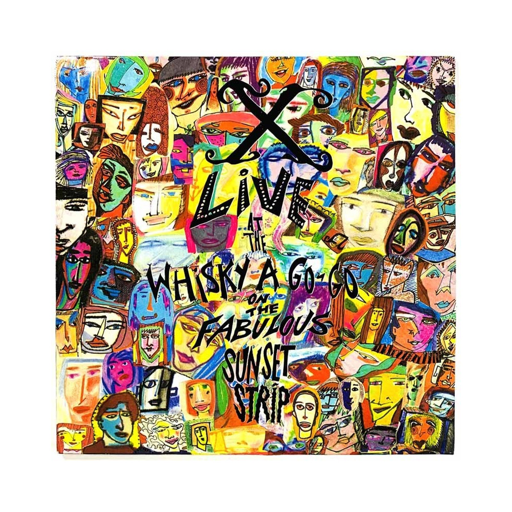 X LP Live At The Whisky A Go-Go 2LP  kansi EX levy EX LP