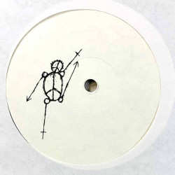 Rudimentary Peni LP Death Church  kansi EX levy EX LP