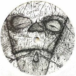 Rudimentary Peni LP Death Church  kansi EX levy EX LP