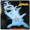 Venom LP From Hell to the Unknown... 2LP  kansi EX- levy EX LP