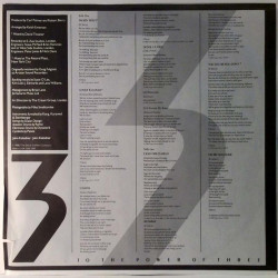 Three 3: To The Power Of Three - Käytetty LP EX / EX