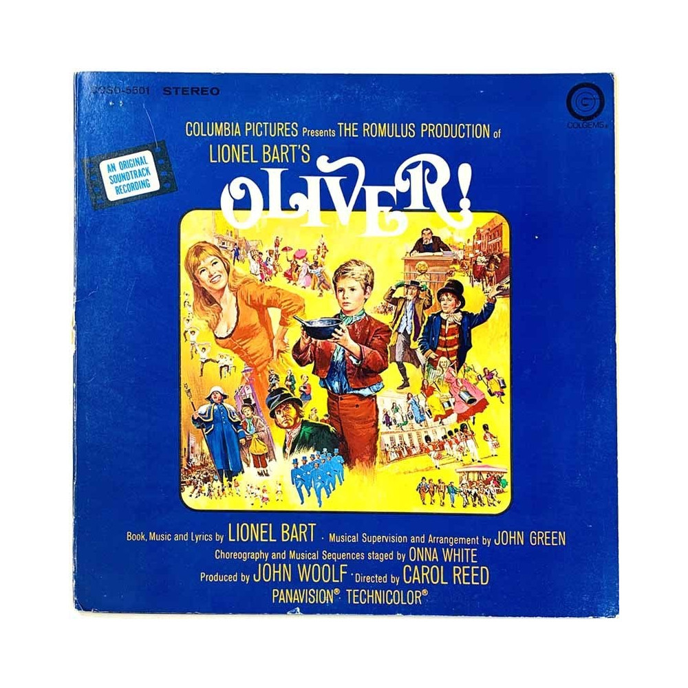 Soundtrack: Oliver  kansi VG+ levy VG+ bonus LP:nä veloituksetta
