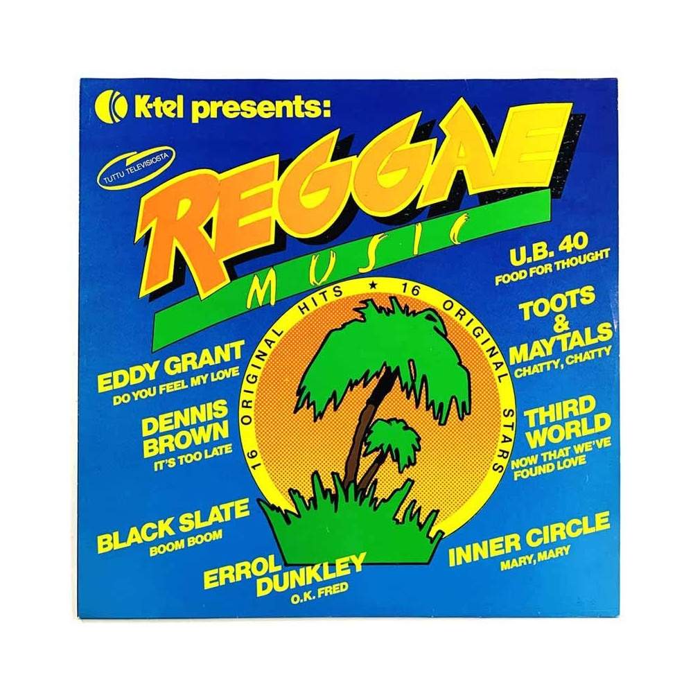 Dennis Brown, Toots & Maytals ym. LP Reggae Music  kansi EX levy EX LP