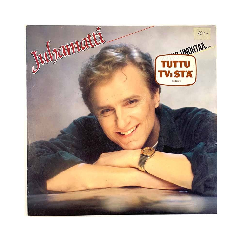 Juhamatti LP Voitko unohtaa  kansi EX- levy EX Käytetty LP