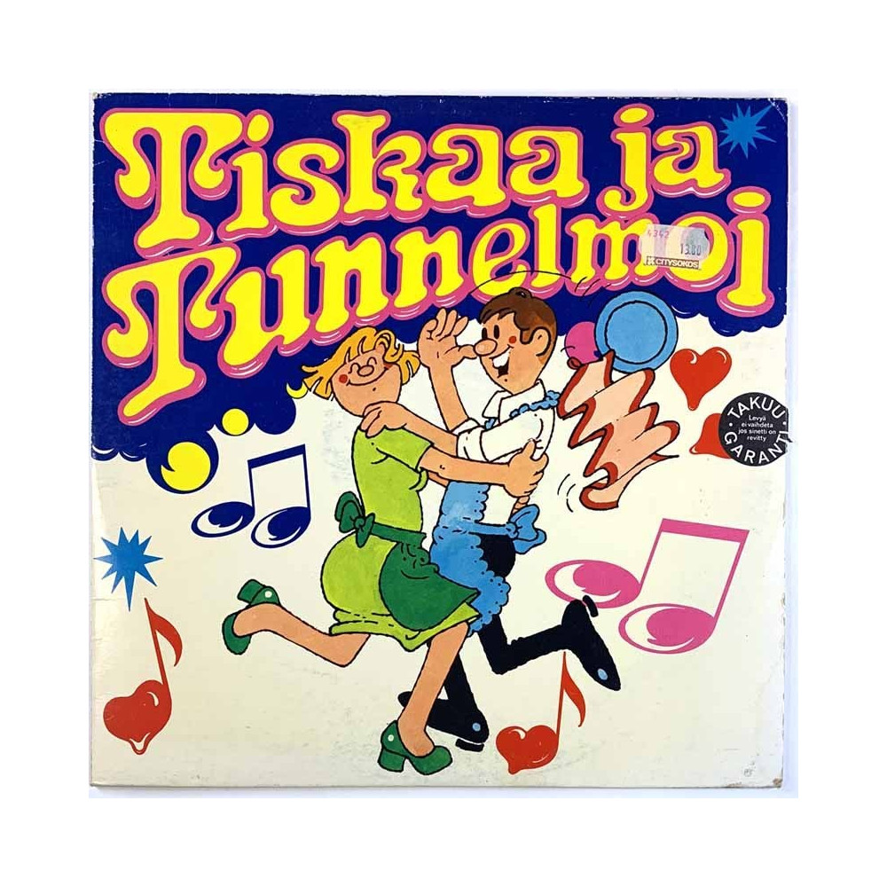 Tamara Lund, Päivi Paunu, Fredi ym. LP Tiskaa ja tunnelmoi  kansi VG+ levy EX- Käytetty LP