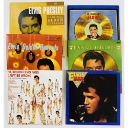 Elvis CD Original albums Christmas + 4 x Golden Records 5CD  kansi EX levy EX CD