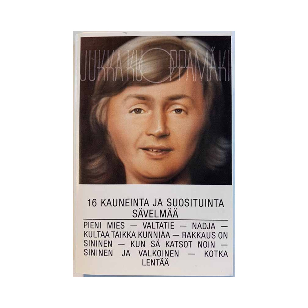 Kuoppamäki Jukka: 16 kauneinta ja suosituinta sävelmää kansipaperi EX , musiikkikasetin kunto EX käytetty kasetti