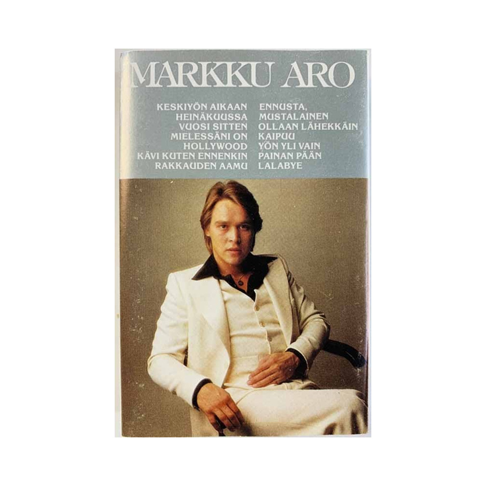 Aro Markku: Markku Aro -77 kansipaperi EX , musiikkikasetin kunto EX käytetty kasetti