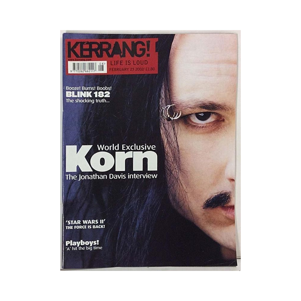 Kerrang 2002 No.February 23 Korn,Blink 182