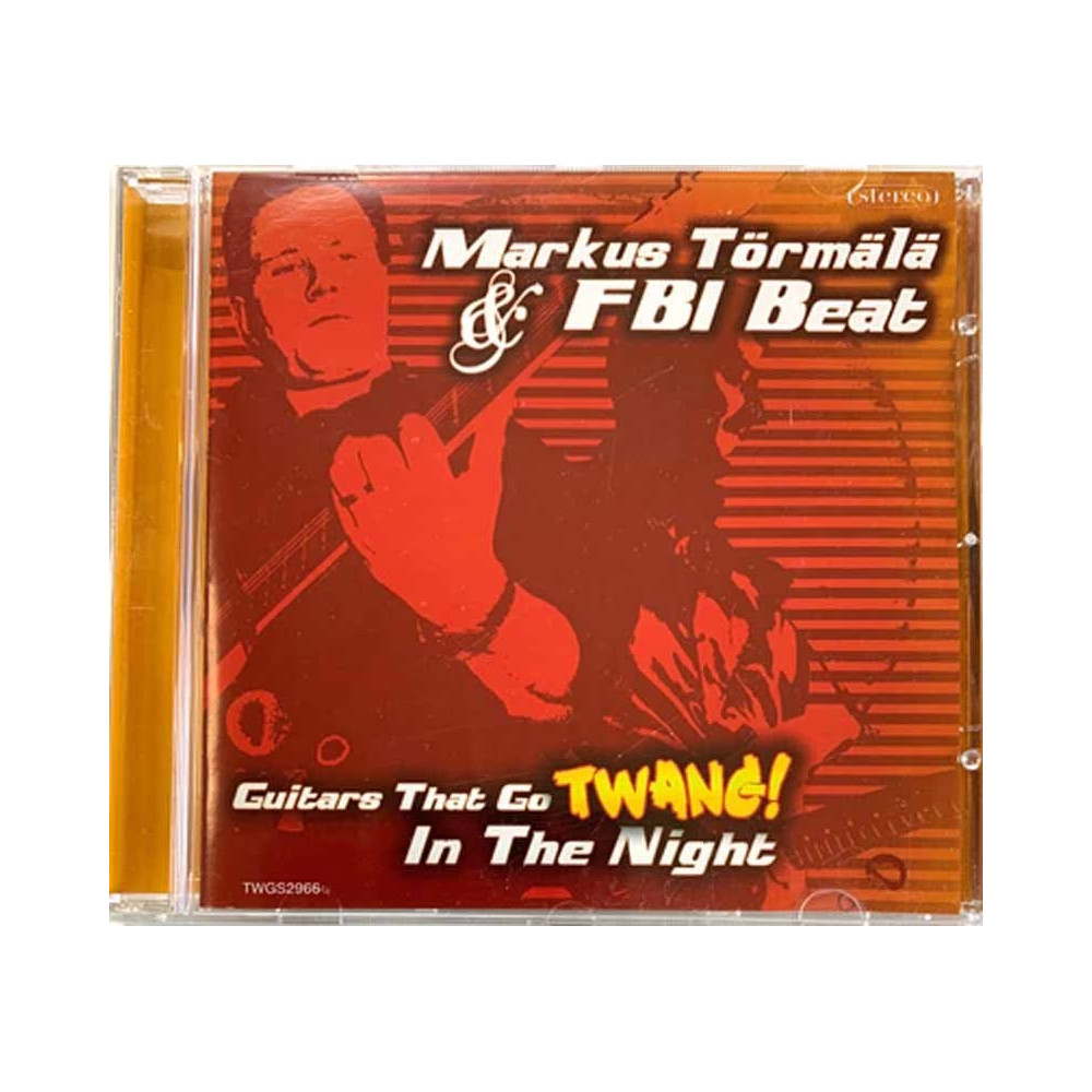 Markus Törmälä & FBI Beat CD Guitars that go TWANG! in the night  kansi EX levy EX Käytetty CD