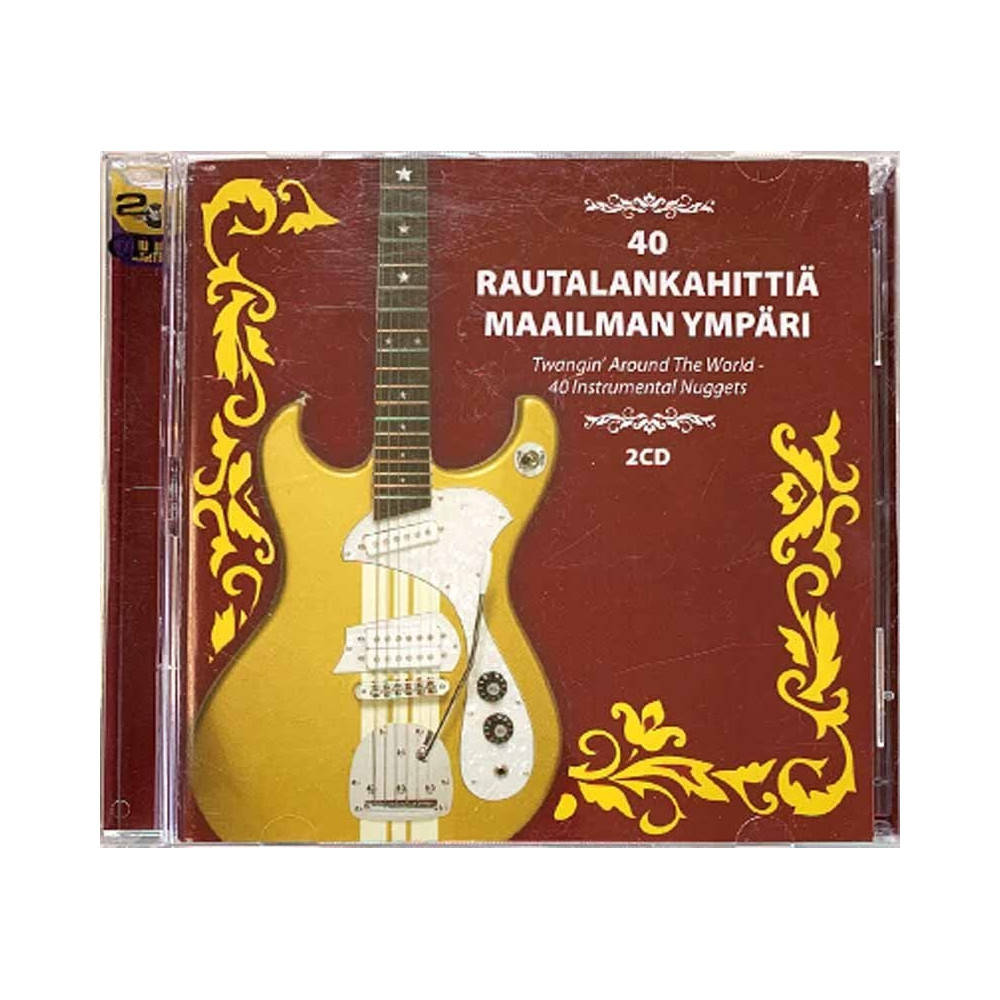 Spoilers, Classics, Atlantics ym. CD 40 Rautalankahittiä maailman ympäri 2CD  kansi EX levy EX Käytetty CD
