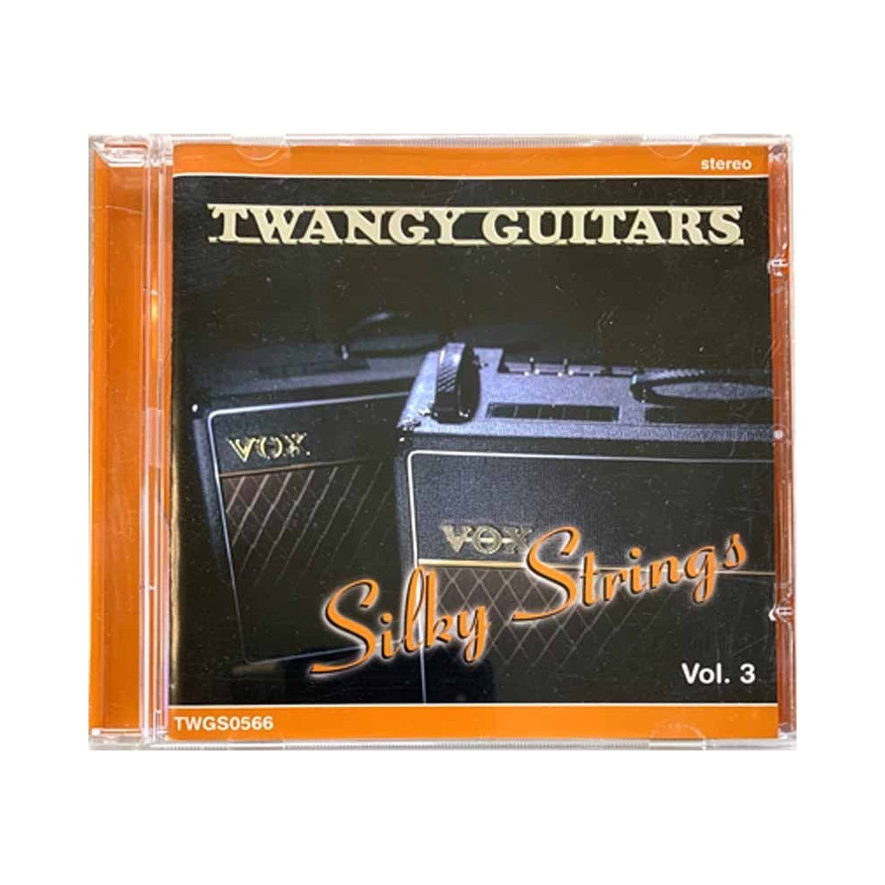 Webasto, Puppe & Boys, Kaukomaa ym. CD Twangy Guitars Silky Strings vol.3  kansi EX levy EX Käytetty CD