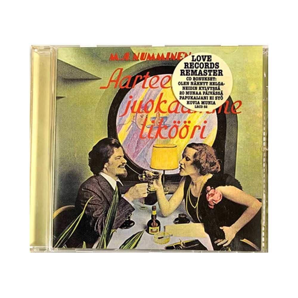 Numminen M.A. CD Aarteeni juokaamme likööri + bonukset 2kpl  kansi EX levy EX Käytetty CD