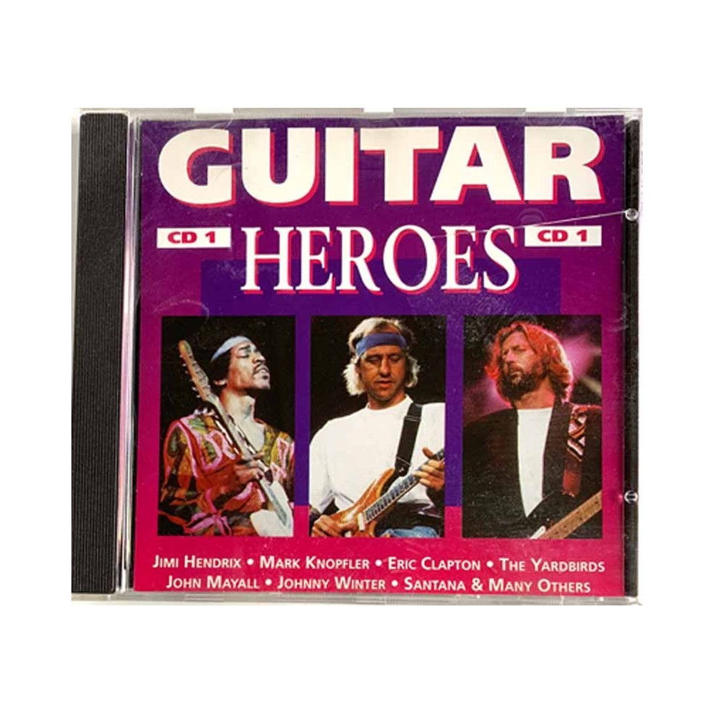 Hendrix, Clapton, Winter, Mayall ym. CD Guitar Heroes CD 1  kansi EX levy EX Käytetty CD