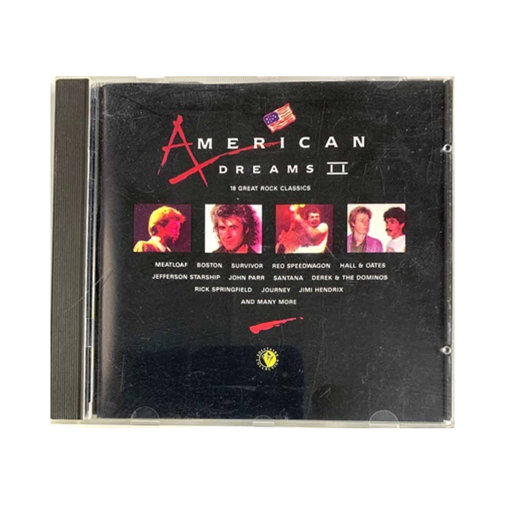 Meat Loaf, Boston, Steve Perry ym. CD American Dreams II  kansi EX levy EX Käytetty CD