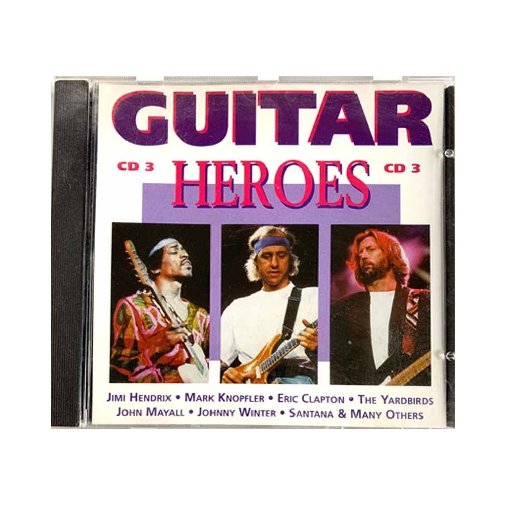 Jimmy Page, Santana, Johnny Winter CD Guitar Heroes CD 3  kansi EX levy EX Käytetty CD