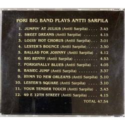 Pori Big Band, Antti Sarpila CD Plays Antti Sarpila  kansi EX levy EX Käytetty CD
