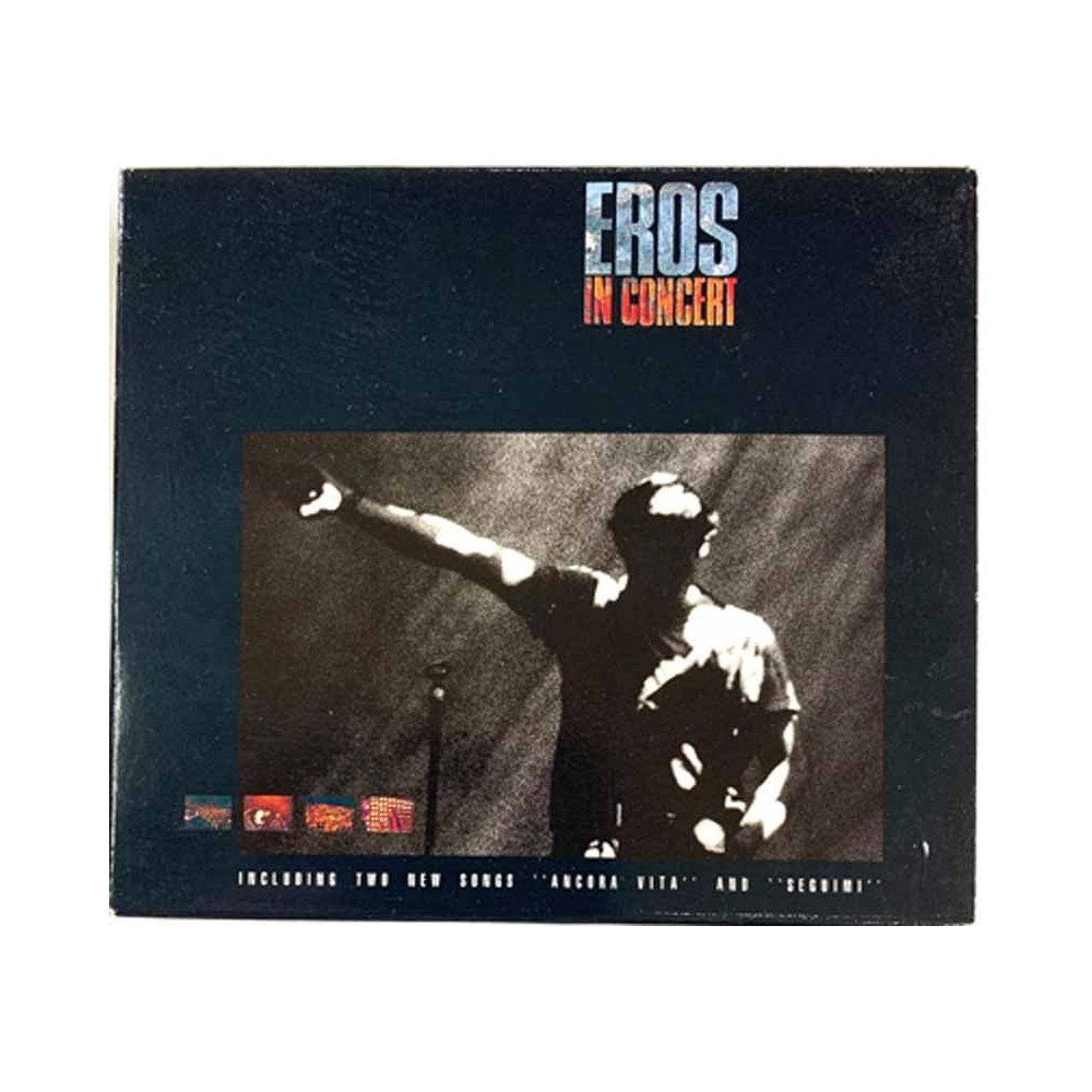 Ramazotti Eros CD Eros In Concert 2CD  kansi EX levy EX Käytetty CD
