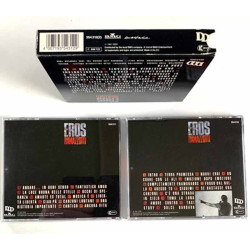 Ramazotti Eros CD Eros In Concert 2CD  kansi EX levy EX Käytetty CD
