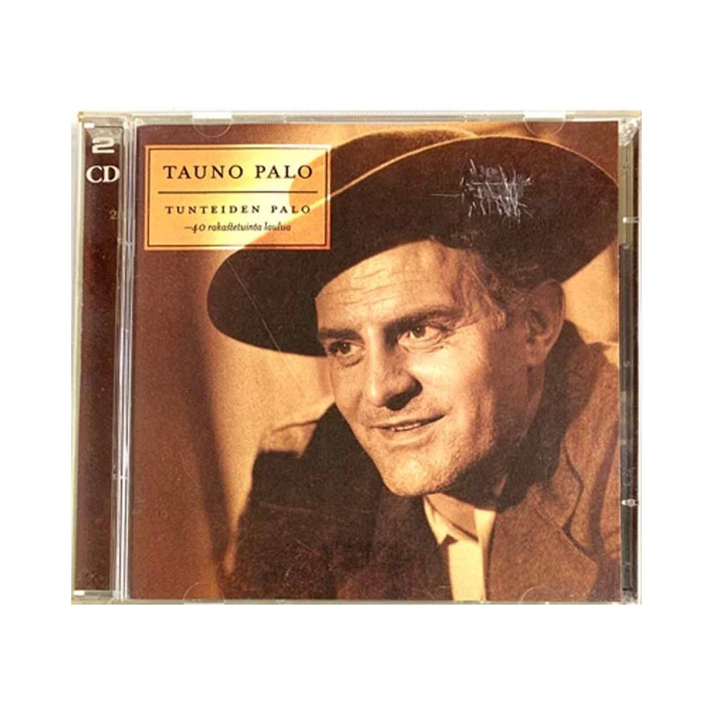 Palo Tauno CD Tunteiden Palo 40 rakastetuinta laulua 2CD  kansi EX levy EX Käytetty CD