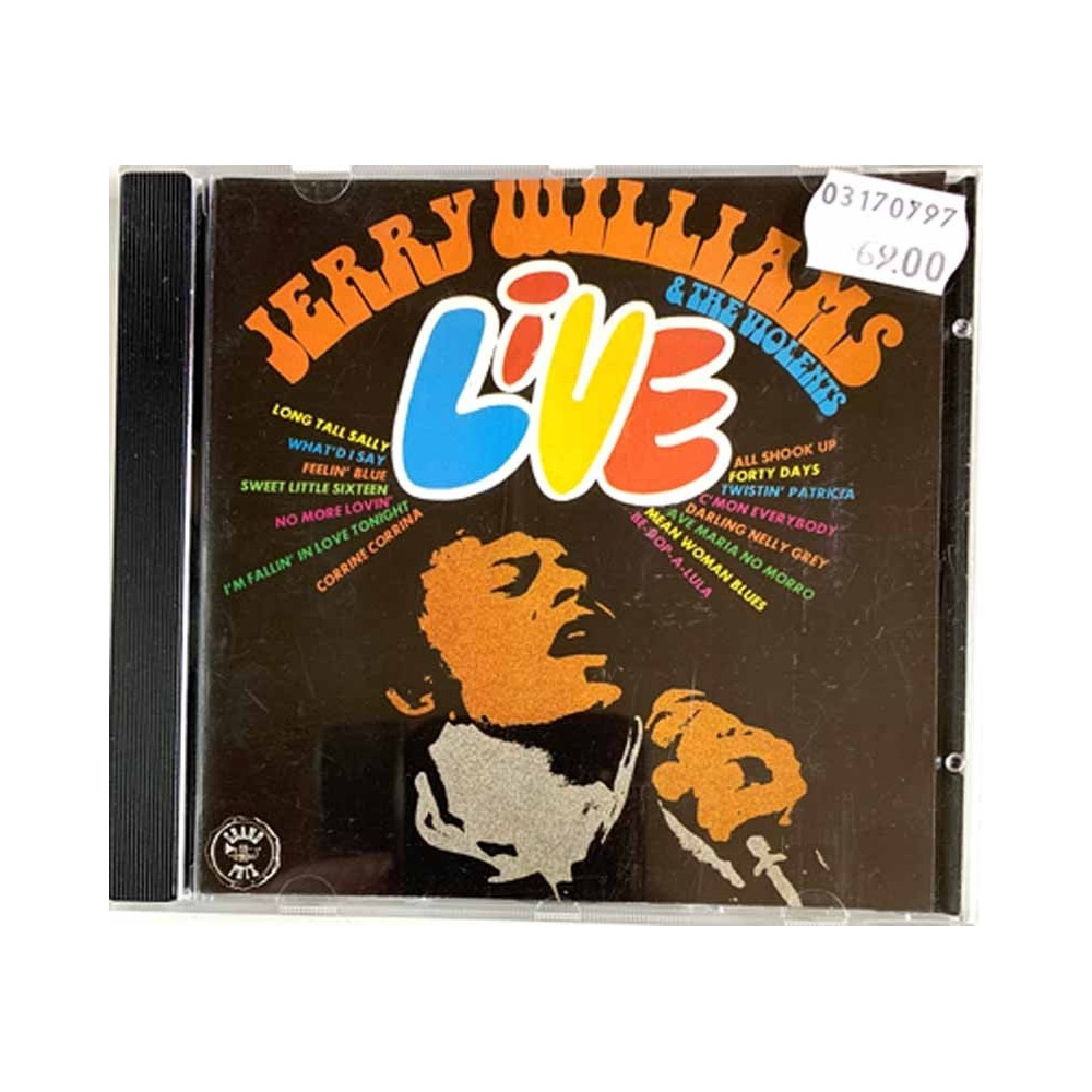 Williams Jerry & The Violents 1990 GPCD-10010 Live 1972 CD Begagnat