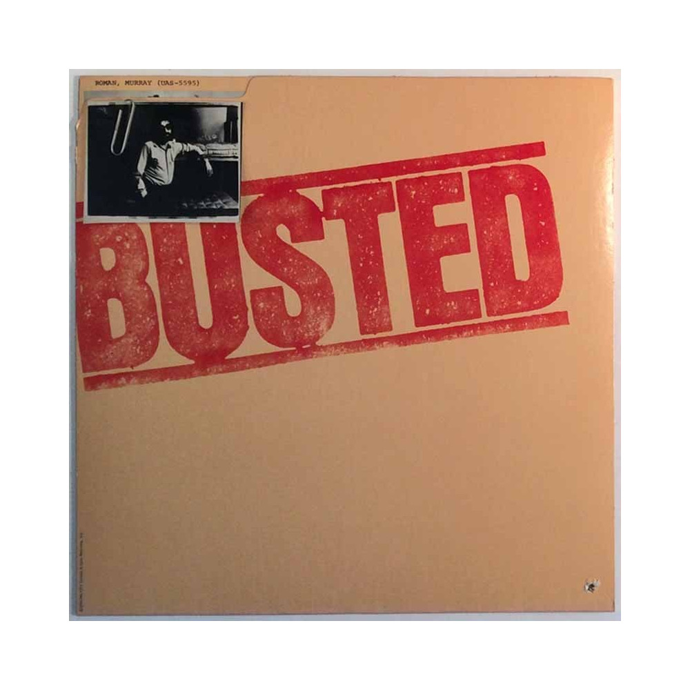 Murray Roman LP Busted  kansi EX levy EX LP