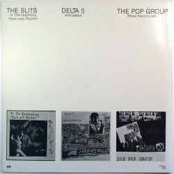 Slits / Delta 5 / The Pop Group LP  In The Beginning There Was Rhythm /  kansi EX levy EX LP