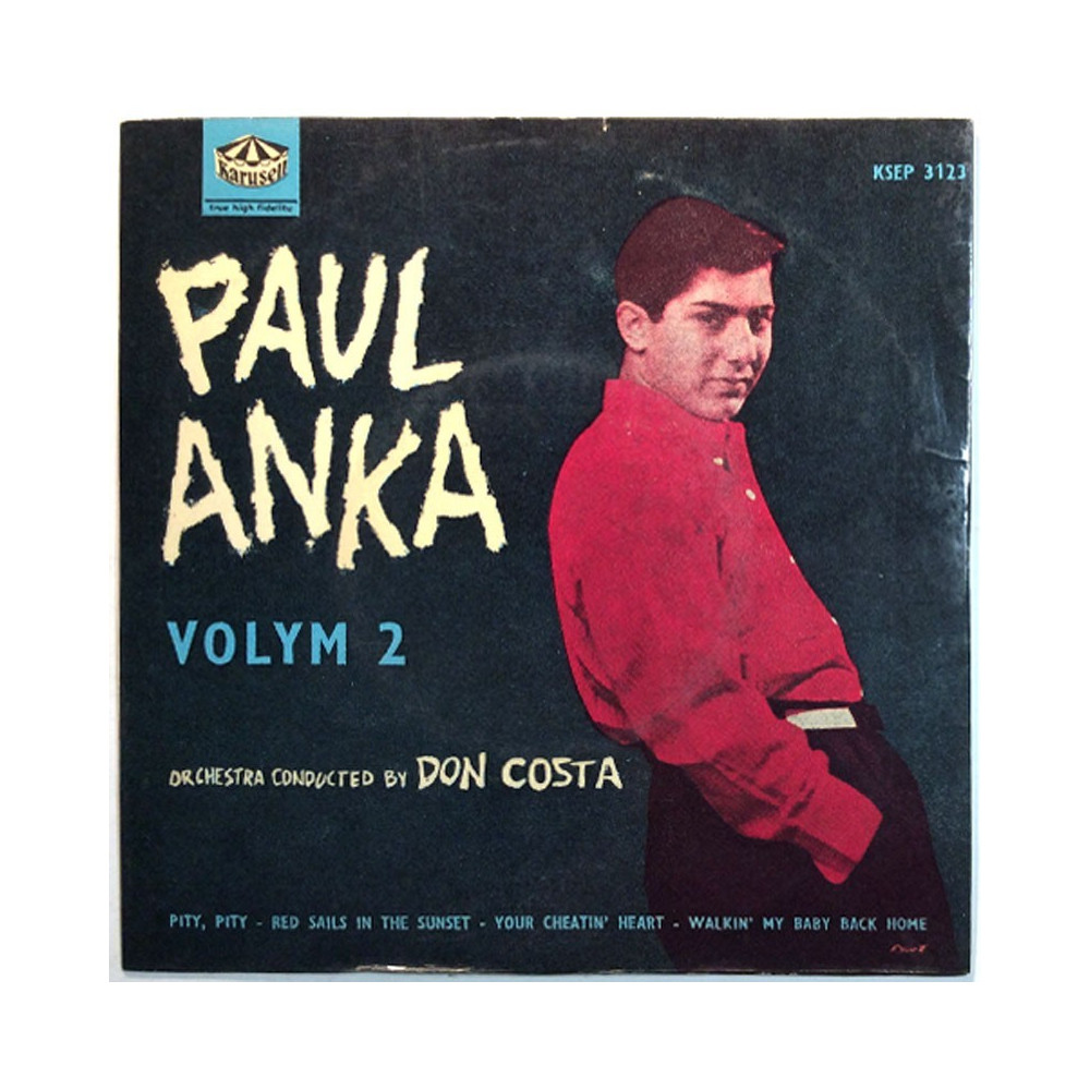 Anka Paul single 7” kuvakannella Volym 2 EP Suomipainos  kansi VG+ levy VG+ vinyylisingle