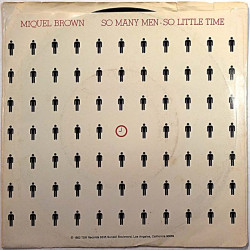 Brown Miquel single 7” kuvakannella So many men - So little time  kansi VG levy VG+ vinyylisingle