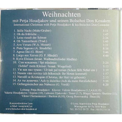 Bolschoi Don Kosaken CD Weinachten  kansi EX levy EX Käytetty CD