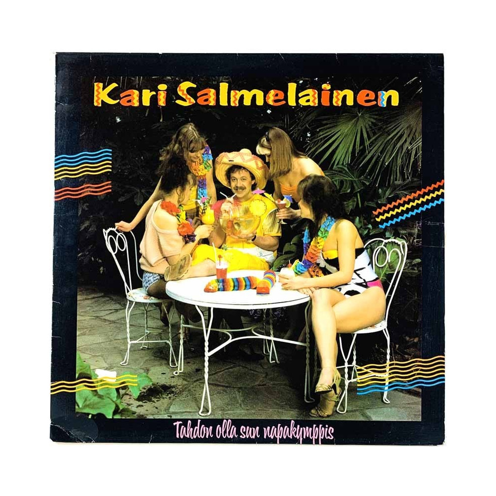 Salmelainen Kari LP Tahdon olla sun napakymppis  kansi VG+ levy EX- LP
