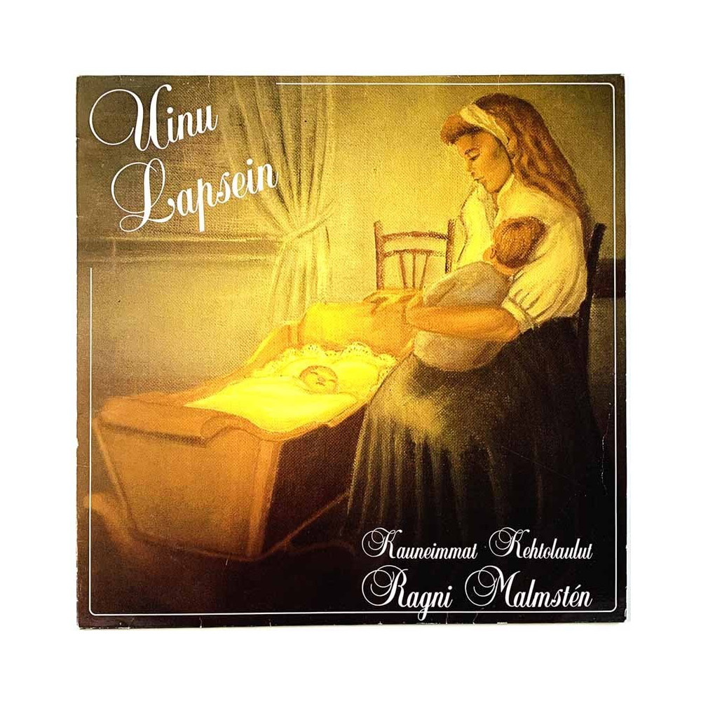 Malmsten Ragni LP Uinu lapsein kauneimmat kehtolaulut  kansi VG+ levy EX LP