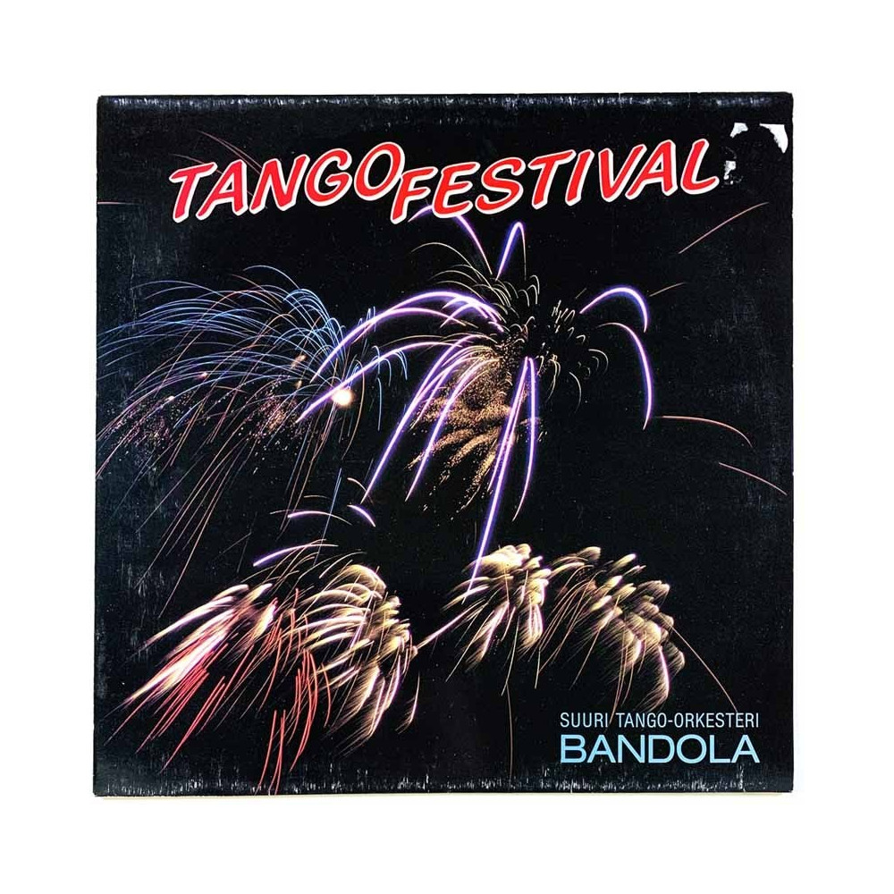 Suuri tango-orkesteri Bandola LP Tango festival  kansi VG levy EX LP