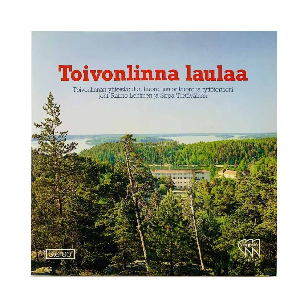 Toivonlinnan yhteiskoulun kuoro LP Toivonlinna laulaa  kansi EX levy EX LP