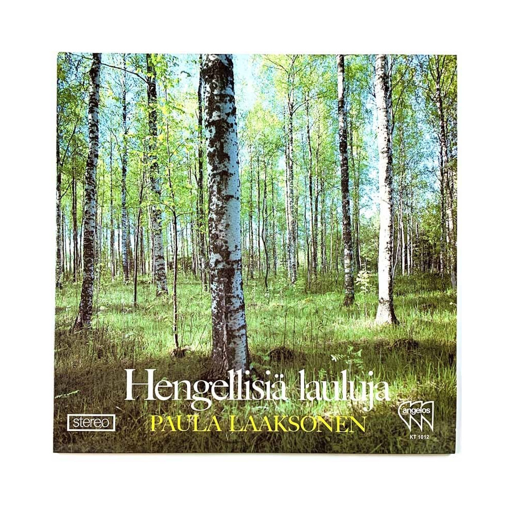 Laaksonen Paula LP Hengellisiä lauluja  kansi EX levy EX LP