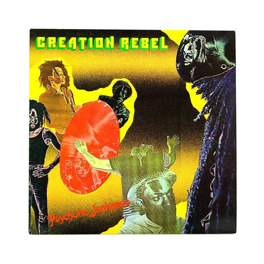 Creation Rebel LP Psychotic Jonkanoo  kansi EX- levy EX LP
