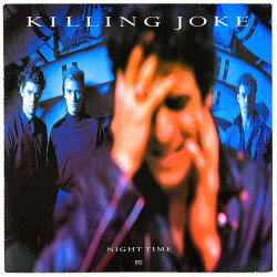 Killing Joke LP Night Time  kansi VG+ levy EX- LP