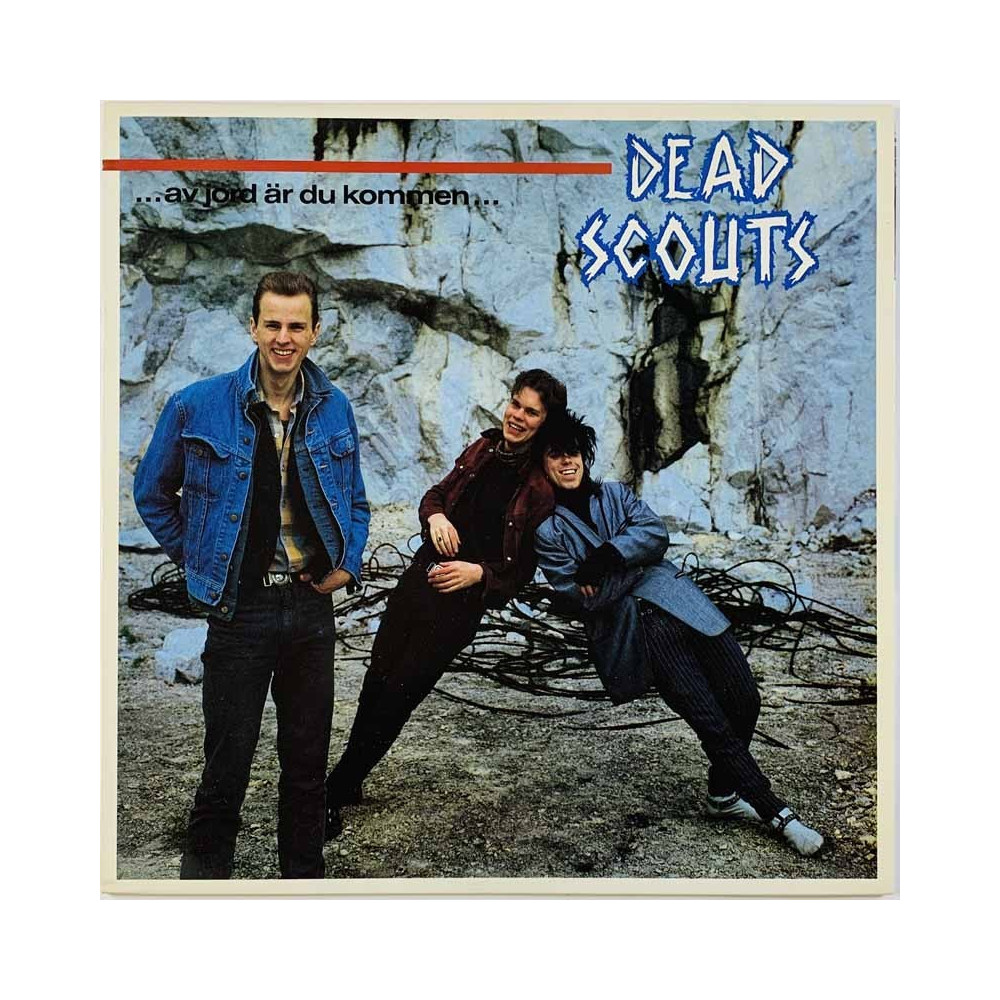 Dead Scouts LP ...av jord är du kommen...  kansi EX levy EX LP