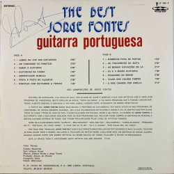 Fontes Jorge LP Guitarra Portuguesa - The Best  kansi EX levy EX- LP